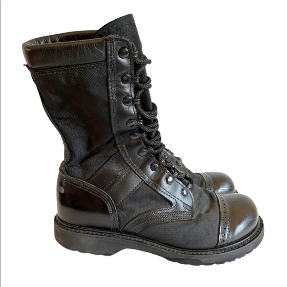 Corcoran Black Leather Cordura Marauder 